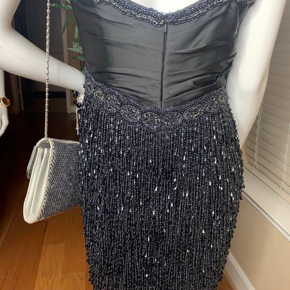 NTW Mac Duggai Cocktail Black Dress Size 10 - Picture 6 of 11